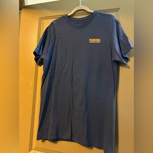 Pandora the World of Avatar Disney World Animal Kingdom Shirt Large Navy